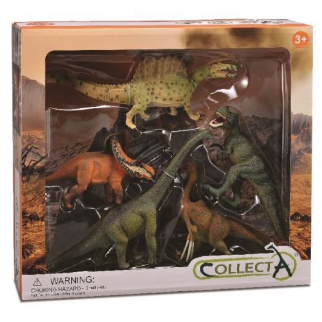 Set 5 figurine preistorice Collecta - poza 2