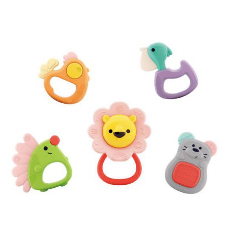 Set 5 Jucarii Pentru Dentitie In Cutie Forest Baby - poza 2