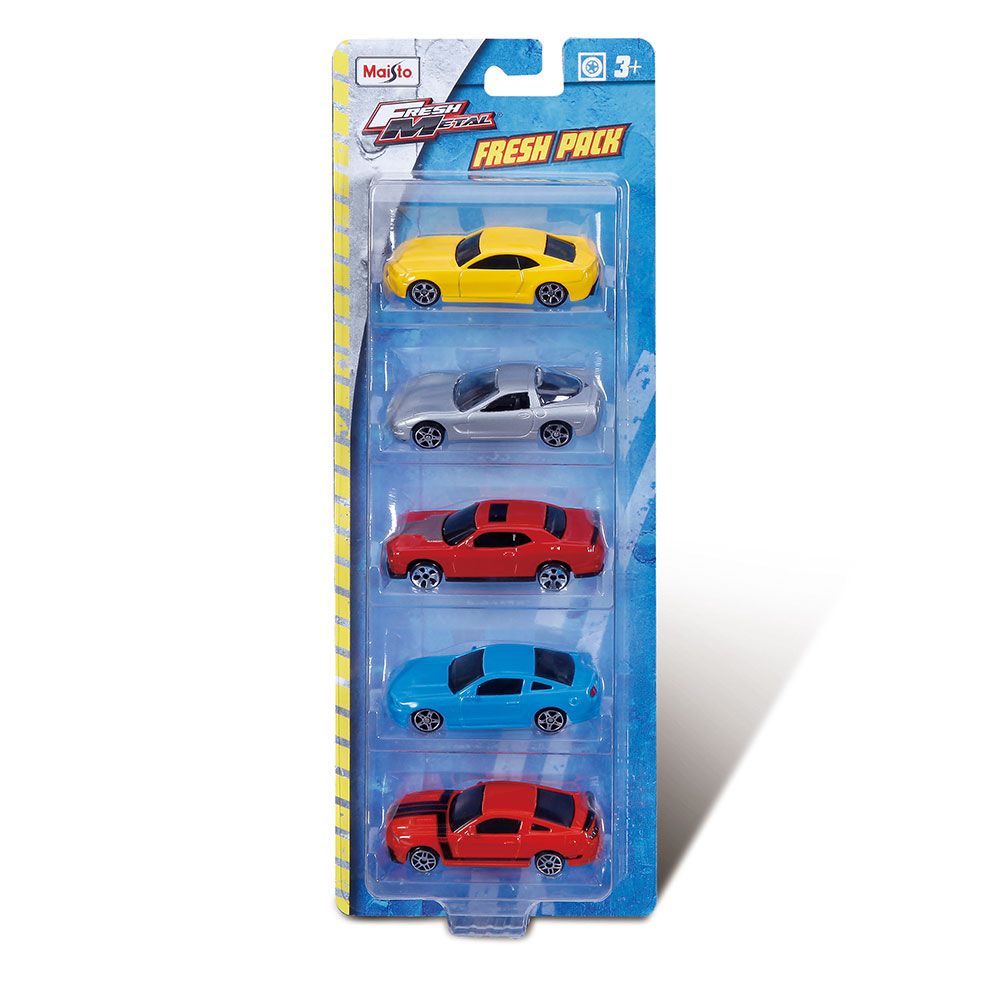 Set 5 masinute Maisto Fresh Metal diverse modele - poza 1