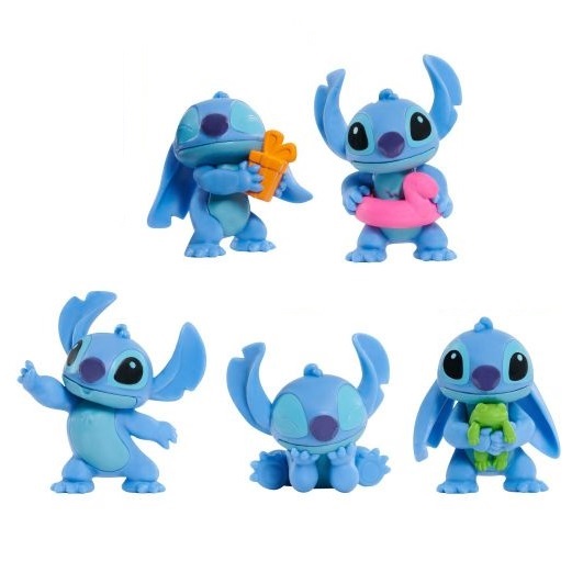Set 5 mini figurine Disney Stitch 5 cm - poza 1