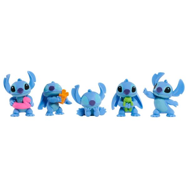 Set 5 mini figurine Disney Stitch 5 cm - poza 2