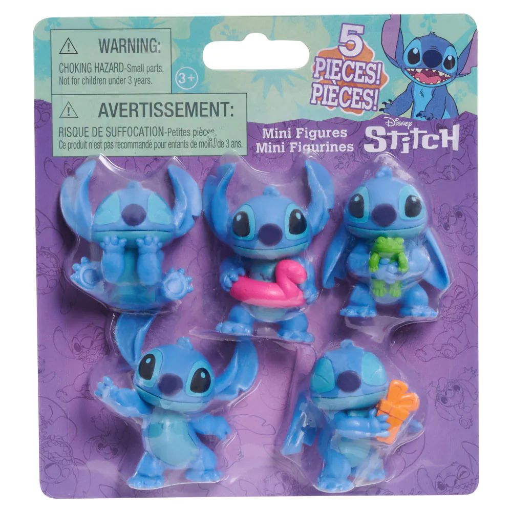 Set 5 minifigurine Disney Stitch Sea - poza 3