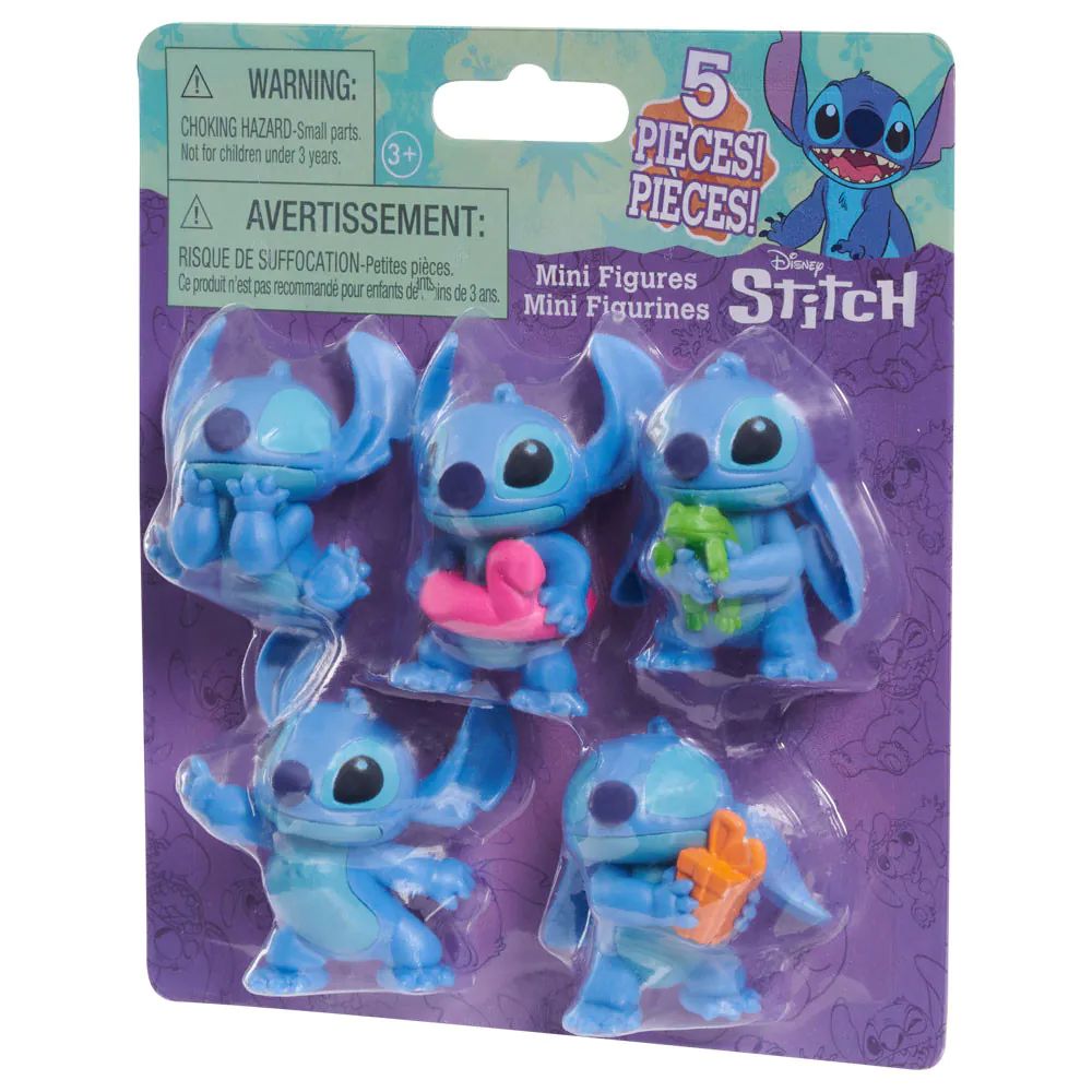 Set 5 minifigurine Disney Stitch Sea - poza 4