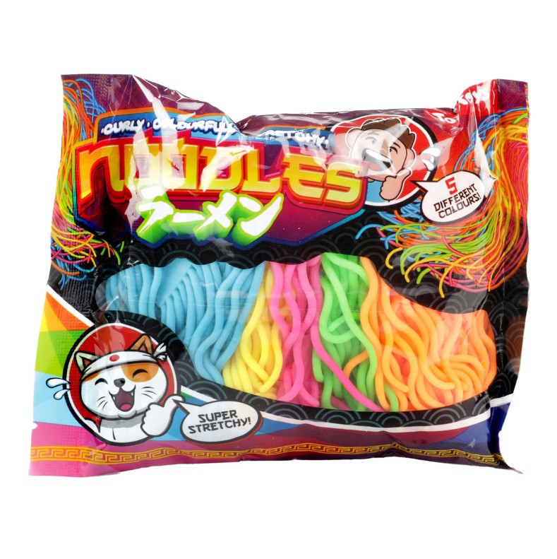 Set 5 Noodles elastice ondulate Toi Toys, jucarii antistres - poza 1