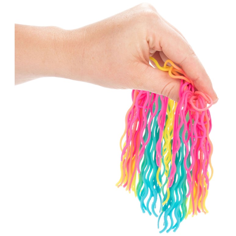 Set 5 Noodles elastice ondulate Toi Toys, jucarii antistres - poza 2