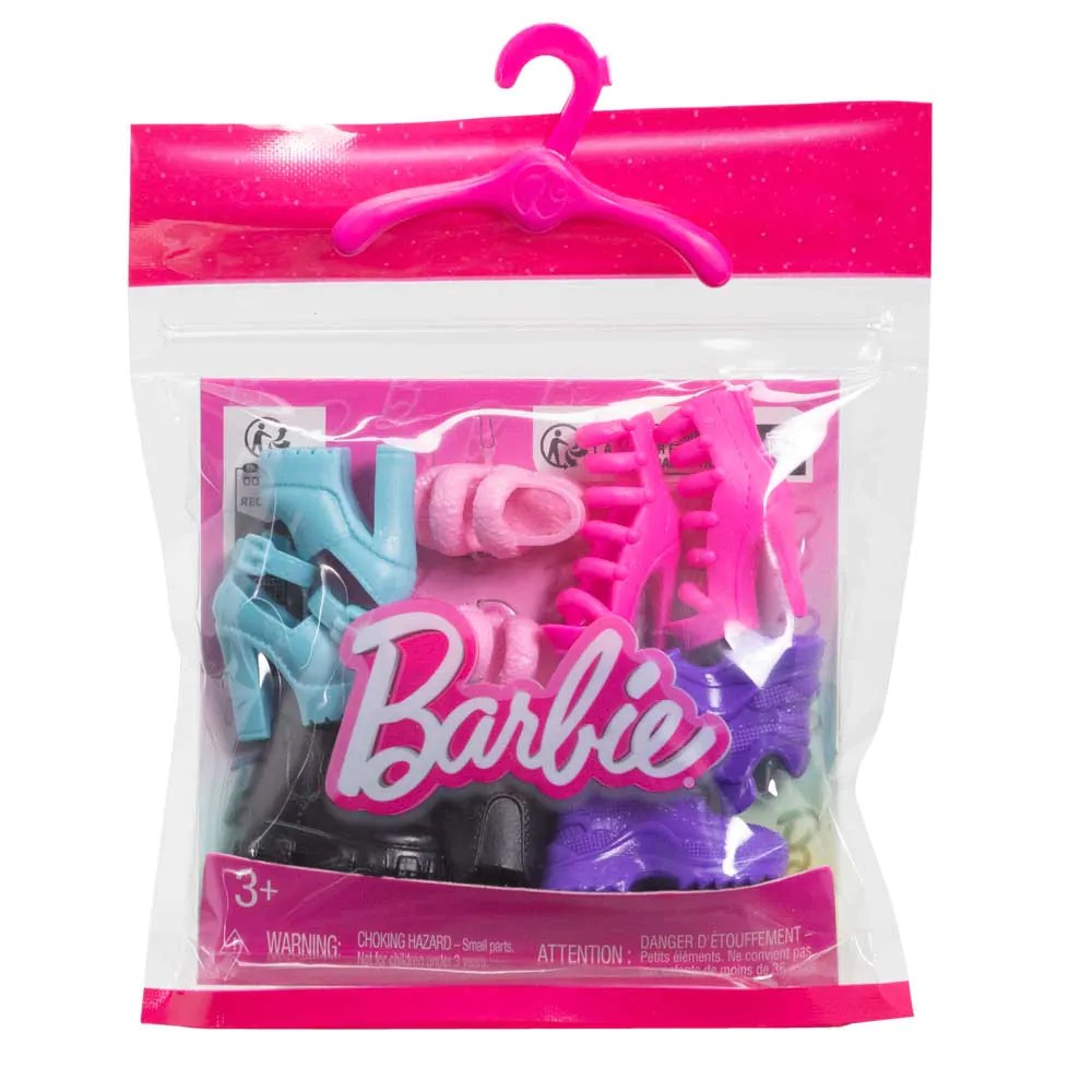 Set 5 perechi pantofi Barbie Fashion Accessories - poza 2