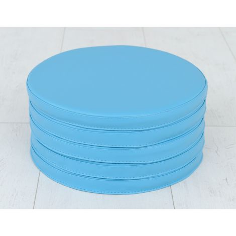 Set 5 perne Relax rotunde diam 35 cm turcoaz deschis - poza 1