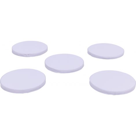 Set 5 perne rotunde 35 cm gri deschis - poza 3