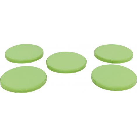 Set 5 perne rotunde 35 cm verde deschis - poza 3