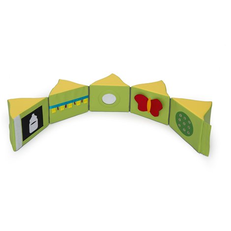 Set 5 pufuri cu aplicatii pentru Tarc de joaca senzorial din spuma Sun, pentru copii mici, cresa si gradinita - poza 1