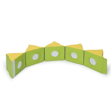 Set 5 pufuri cu oglinzi pentru Tarc de joaca senzorial din spuma Sun, pentru copii mici, cresa si gradinita