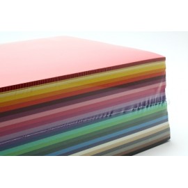 Set 50 coli carton colorat A4 300g - poza 4