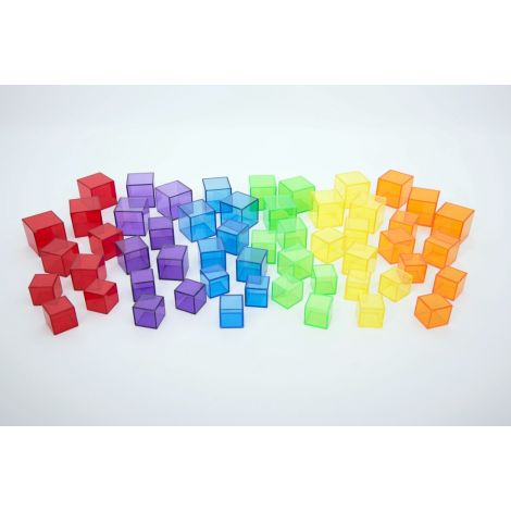 Set 54 cuburi translucide pentru mese si tablete luminoase - poza 1