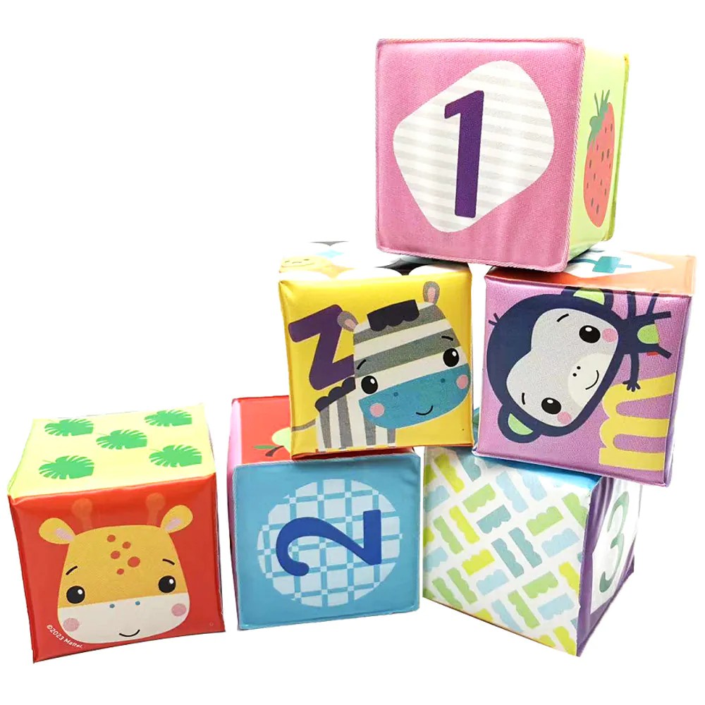 Set 6 cuburi de baie Fisher Price - poza 1