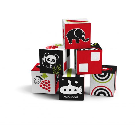 Set 6 cuburi educationale pentru bebelusi - poza 1