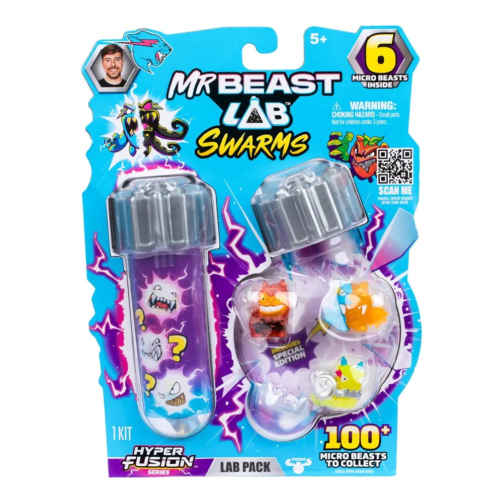 Set 6 figurine Mr Beast Swarms Test - poza 1