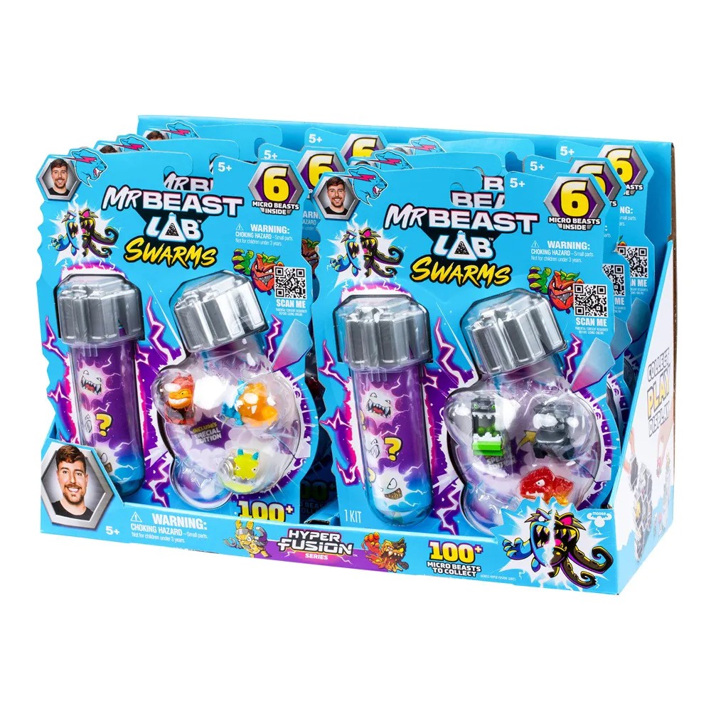 Set 6 figurine Mr Beast Swarms Test - poza 3