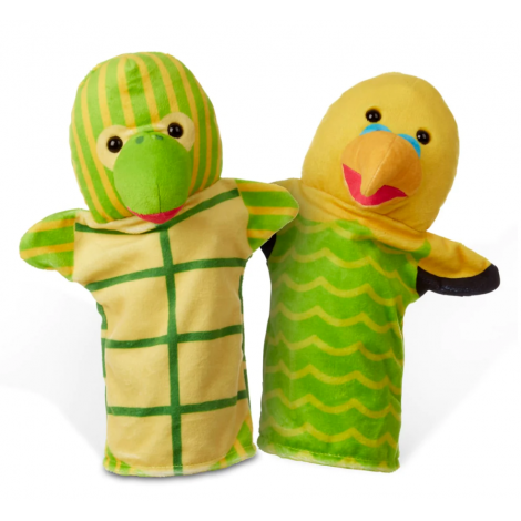Set 6 papusi de mana Animale de companie - Melissa & Doug - poza 4