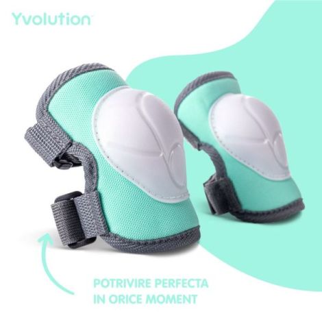Set 6 protectii sport Yvolution 3-5 ani Green - poza 2