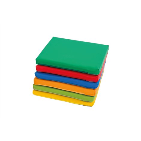 Set 6 pufuri patrate din spuma Small, 30 x 30 cm, 3 cm grosime, cresa si gradinita - poza 1