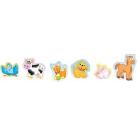 Set 6 puzzle Animale - Miniland - poza 3