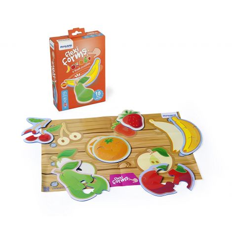 Set 6 puzzle Fructe - Miniland - poza 5