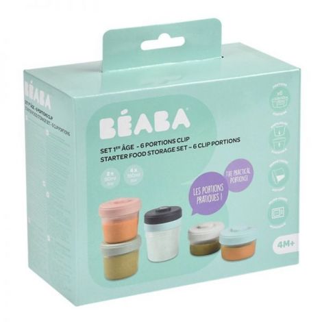 Set 6 recipiente hrana Beaba 2x90ml, 4x150 ml - poza 4