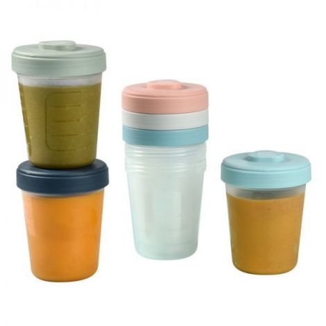 Set 6 recipiente hrana Beaba 6x250 ml - poza 2