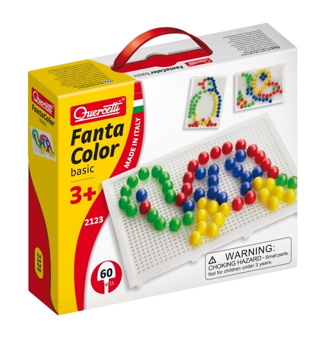 Set 60 piese Quercetti Fantacolor 15mm 2123 - poza 1