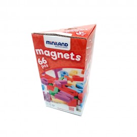 Set 66 litere mari magnetice - Miniland - poza 2