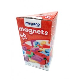 Set 66 litere mari magnetice - Miniland - poza 4