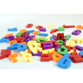 Set 66 litere mici magnetice - Miniland - poza 3