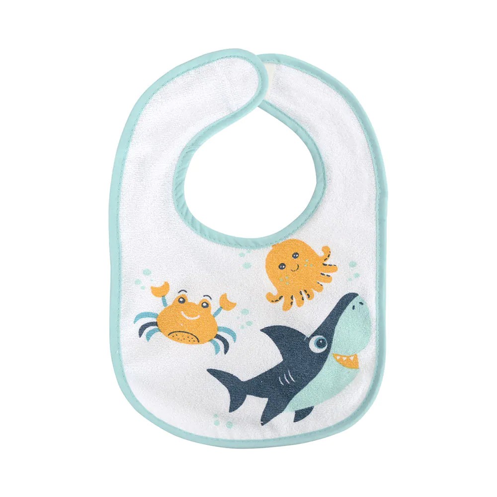Set 7 bavete pentru bebelusi cu velcro Lorelli Baby Care Unisex - poza 3