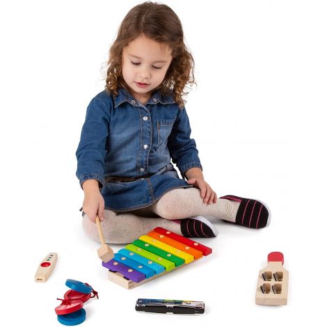 Set 7 instrumente muzicale incepatori Melissa & Doug 1318 - poza 3