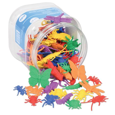 Set 72 insecte diverse pentru activitati educative - poza 1