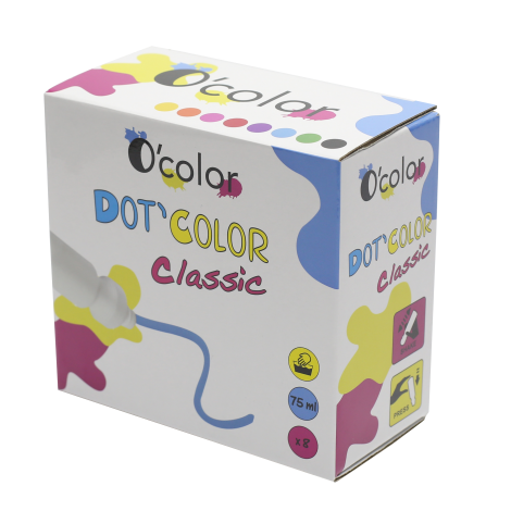 Set 8 culori x 75 ml guasa cu buretel - poza 2