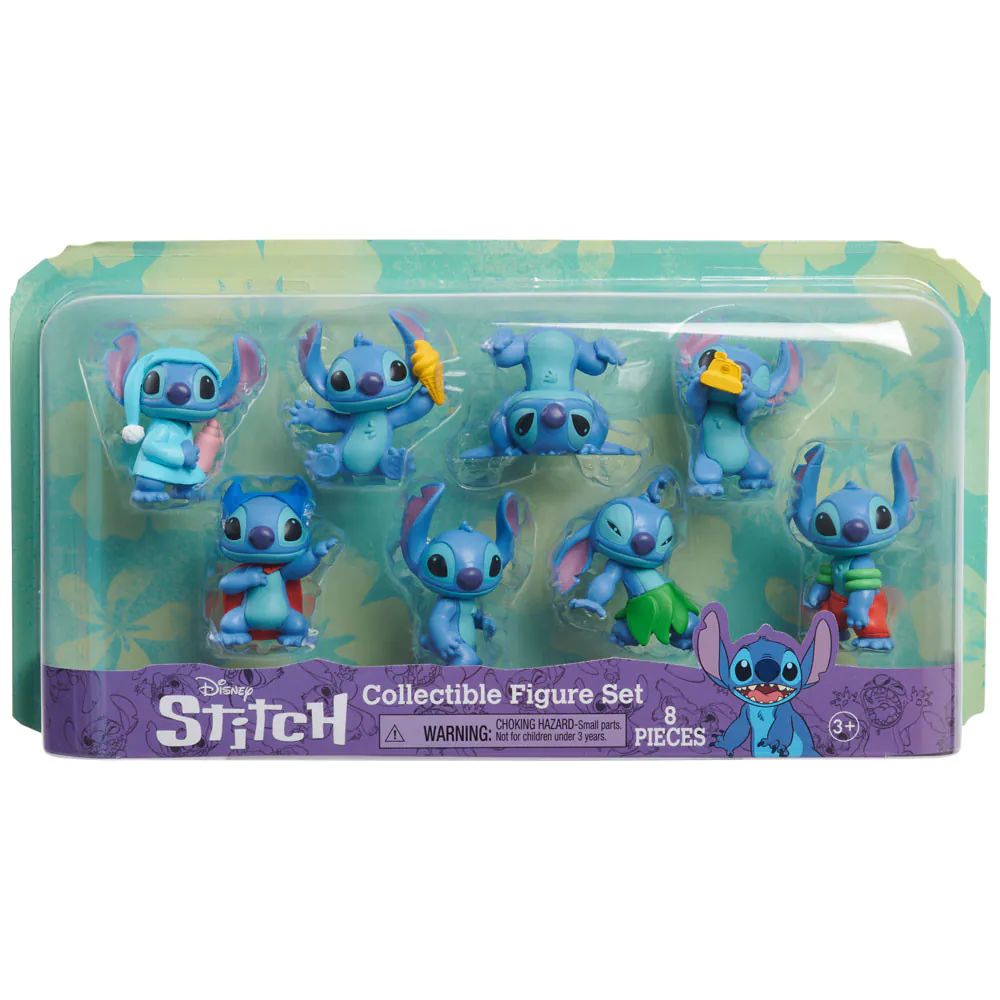 Set 8 figurine de colectie Disney Stitch - poza 1