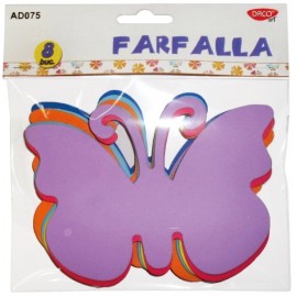Set 8 Fluturi din spuma - Farfalla
