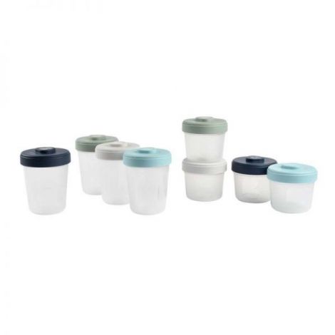 Set 8 recipiente hrana Beaba 4x150, 4x250 ml - poza 1
