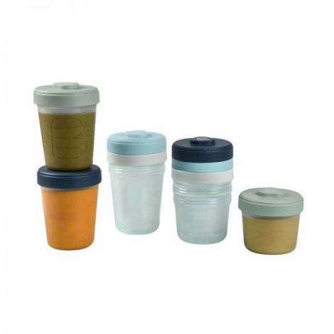 Set 8 recipiente hrana Beaba 4x150, 4x250 ml - poza 2