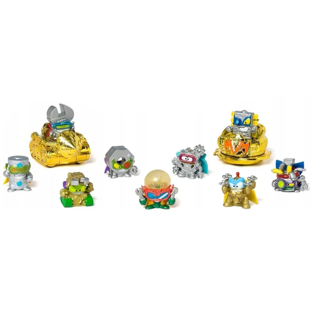 Set 9 figurine in cutie metalica SuperThings Power Machines Seria 7 - poza 2