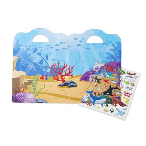 Set abtibilduri pufoase Oceanul - Melissa & Doug - poza 4