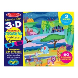 Set abtibilduri reutilizabile 3D Habitate - poza 1