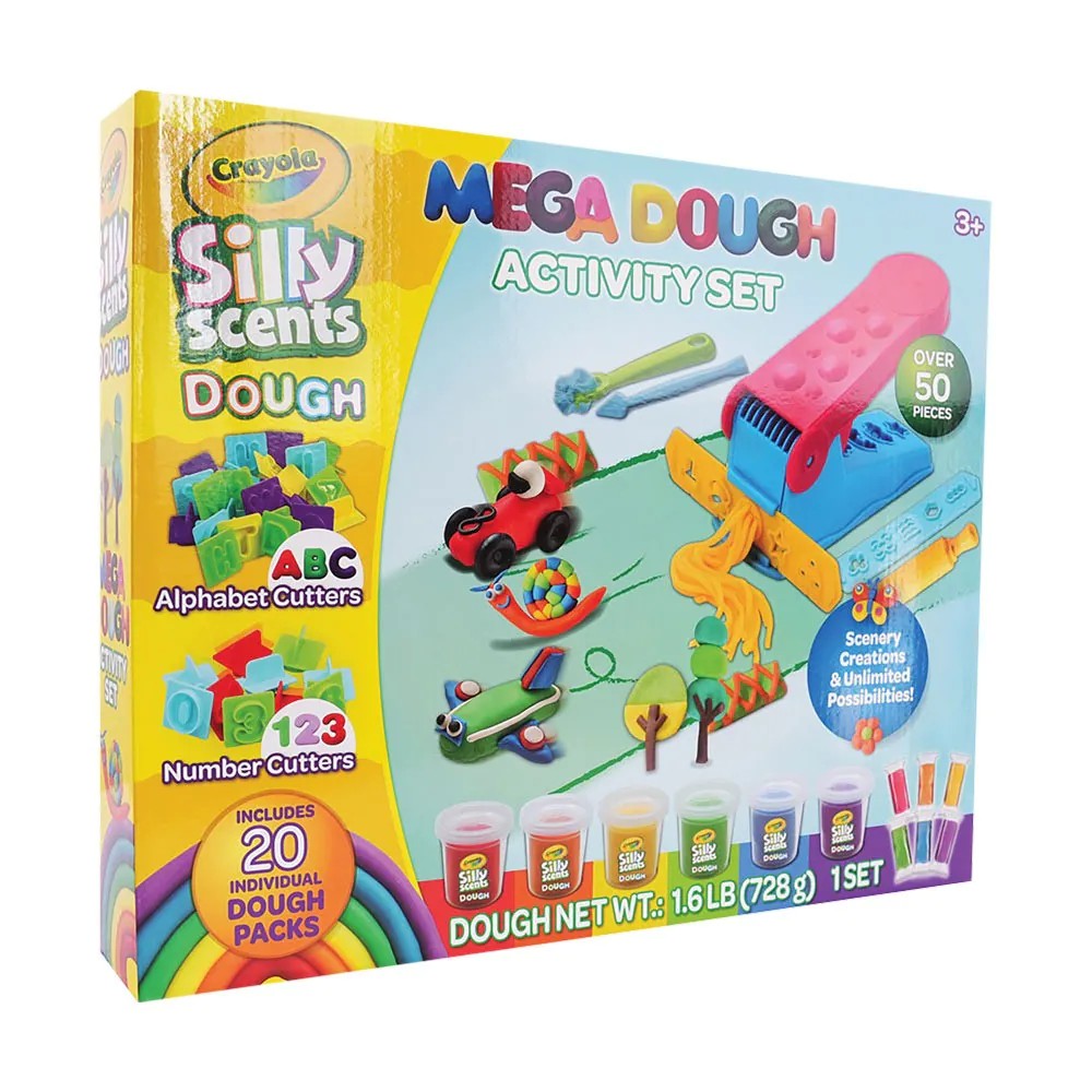 Set activitati cu plastilina parfumata si sidefata Crayola 728g - poza 3