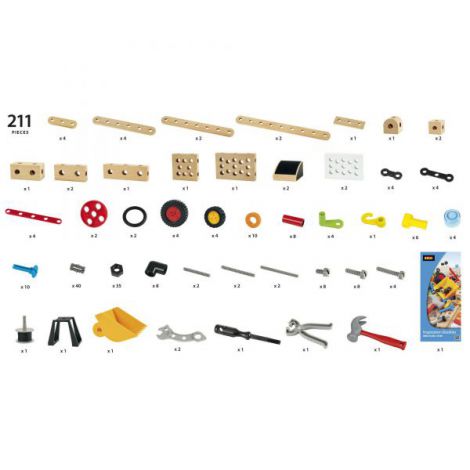 Set activitati de constructie 34588 Brio, 211 piese, 3 ani+ - poza 5