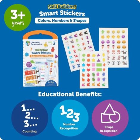 Set activitati educative cu abtibilduri - culori, numere si forme - poza 5