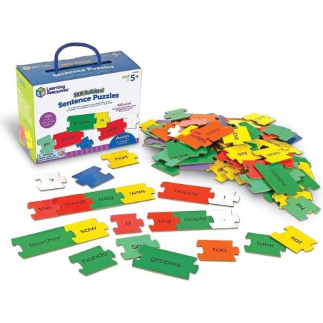 Set activitati educative - puzzle cu propozitii (lb.engleza) - poza 1