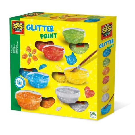 Set acuarele pasta glitter (guasa) - poza 1