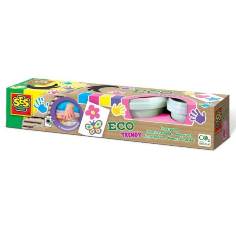 Set acuarele pentru degete 4 culori ECO nuante de fete - poza 1
