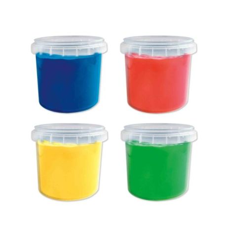 Set acuarele pentru degete, culori primare (4 x 110ml) - poza 2